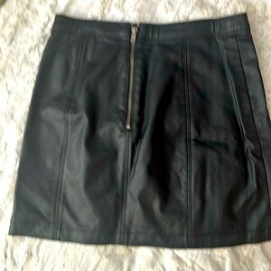 Women’s Abercrombie, and Fitch,  fox leather skirt new without tags, size S